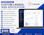 develop a custom laravel web application or saas
