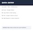 do accurate data entry, copy paste and web research