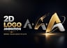 create smooth 2d logo animation for your brand