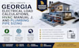 provide georgia electrical load calculations, hvac and plumbing pipe sizing