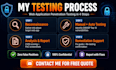 conduct web app penetration testing and vulnerability scan