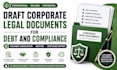 draft corporate legal documents for debt and compliance