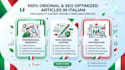 write SEO optimized blog posts and articles in italian