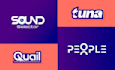 make a simple and minimalist wordmark, lettermark logo