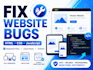 fix HTML CSS javascript responsive website issues