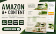 design amazon a plus content, ebc and premium infographics