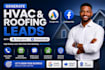 generate hvac roofing leads with google ads and facebook ads