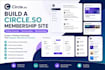 build circle so website online course and membership site