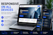 create a modern and professional website