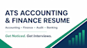 write an ats accounting and finance resume