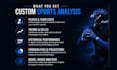 provide custom sports data analysis and matchup research