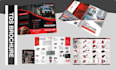 design industrial brochure, installation guide, technical data sheet, booklet