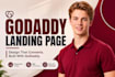 do godaddy landing page design responsive godaddy landing page godaddy builder