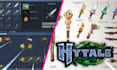 create lowpoly 3d blockbench mobs and weapons for minecraft hytale