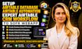 setup airtable database airtable automation expert airtable crm sofr webapp