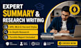 do professional proofreading, editing, summary writing, and document formatting