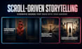 build a cinematic scroll animation website with custom code