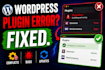 wordpress plugin conflicts and website issues