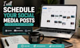 schedule social media posts using buffer and metricool