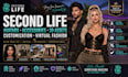 create custom second life avatars, clothing and 3d assets