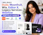 build duda moonfruit wix editor x legacy services webflow portfolio website