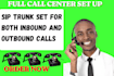 configure 3cx auto dialer with sip trunk and did numbers