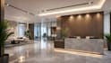 create 3d lobby, reception and entrance design with cgi visuals