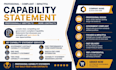 design a winning government capability statement