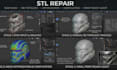 fix stl file 3d scan cleanup reverse engineering model stl,obj,3mf 3d printing