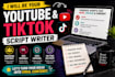 write viral youtube and tiktok video scripts