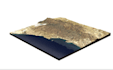 help you create 3d map model for assignment project,dem to 3d relief map,terrain