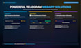 design and develop interactive telegram mini app and webapp