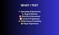 test your game and find bugs, glitches, and gameplay issues