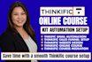 build thinkific automation convertkit setup thinkific course upload expert