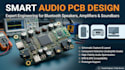 design smart audio device pcb, bluetooth speaker, amplifier, and soundbar