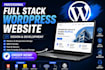 be your full stack website developer