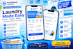 laundry site laundromat dry cleaning laundry logo cleaning website laundry app