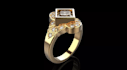 adjust 3d jewelry cad design,baroque pearl,matrix ring oval,wedding band render