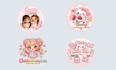 create cute cartoon kawaii logo design for vtuber