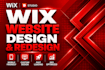 redesign wix website, design wix website,wix studio,custom website optimization