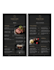 premium restaurant menu design