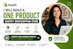 build a branded one product dropshipping store