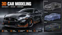 do 3d car modelling, rc car design, 3d vehicle model, automative rendering