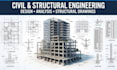 create 2d civil and structural engineering drawings