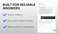 build an ai chatbot that answers from your documents