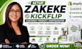 setup shopify zakeke kickflip customily product configurator for print on demand