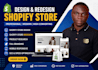 do shopify website, store design, redesign, dropshipping as a shopify expert
