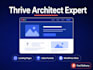 build your wordpress website or landing page with thrive architect