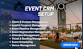 setup event management CRM cvent bizzabo eventbrite whova rsvpify bonterra