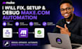 fix make com scenario setup make com automation made com n8n automation make
